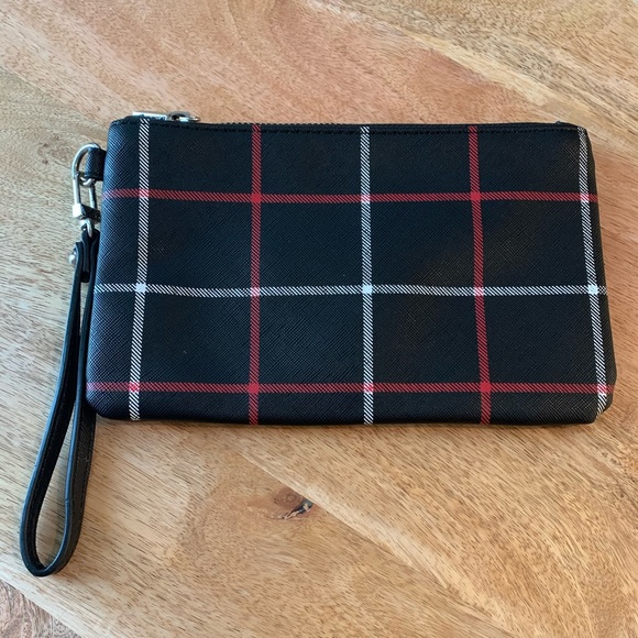 Express Handbags - Express Plaid Wristlet
